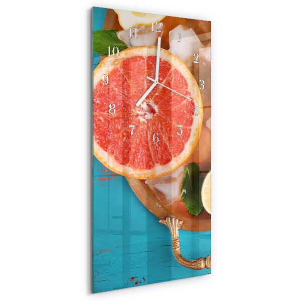 Vertikale Uhr Grapefruit