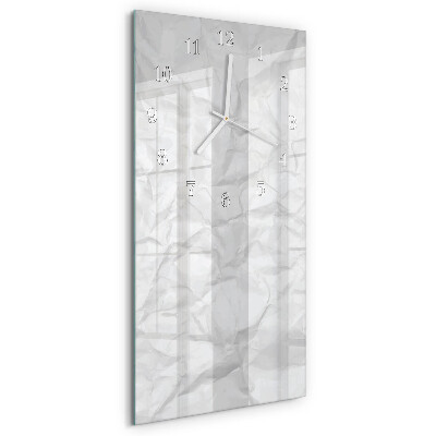 Vertikale Uhr Blatt Papier