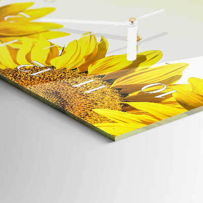 Vertikale Uhr Sonnenblume