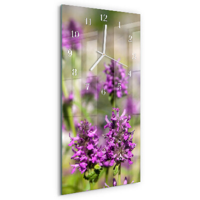 Vertikale Uhr Blumen