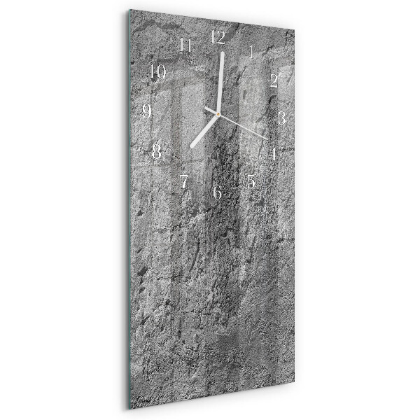 Vertikale Uhr Betonwand