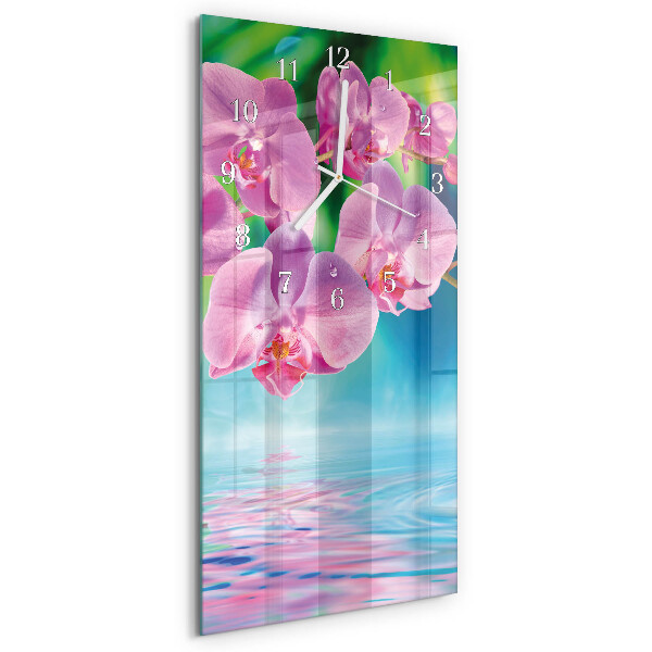 Vertikale Uhr Orchideen