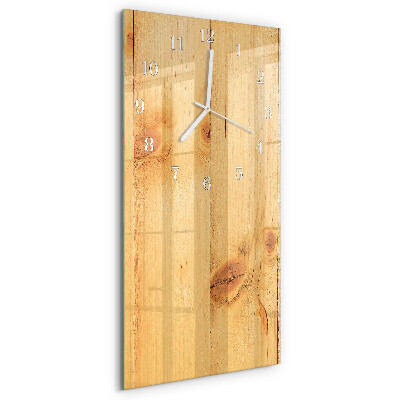 Vertikale Uhr Holz