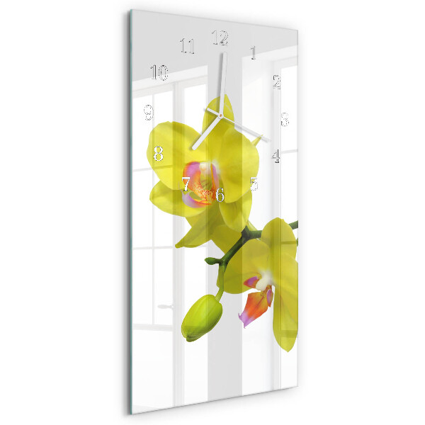 Vertikale Uhr Orchidee