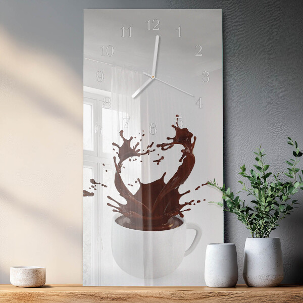 Vertikale Uhr Kaffee