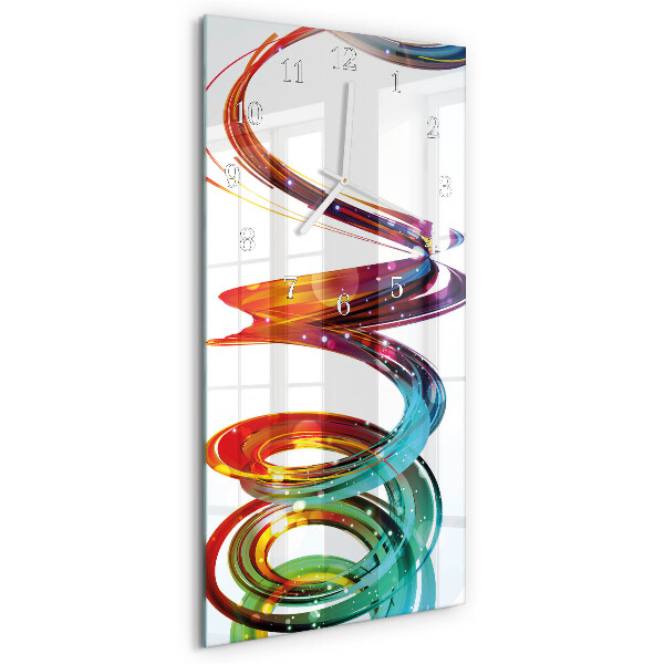 Vertikale Uhr Spiral