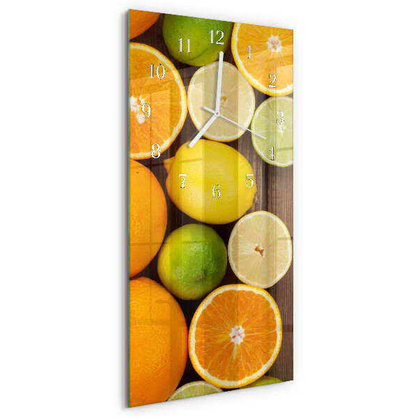 Vertikale Uhr Obst