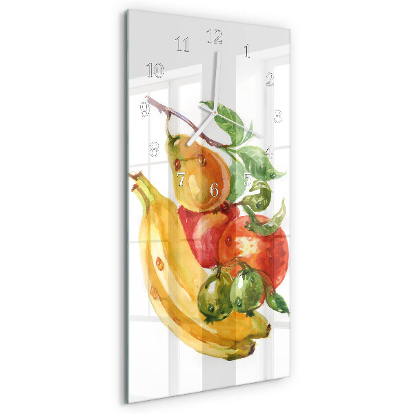 Vertikale Uhr Obst