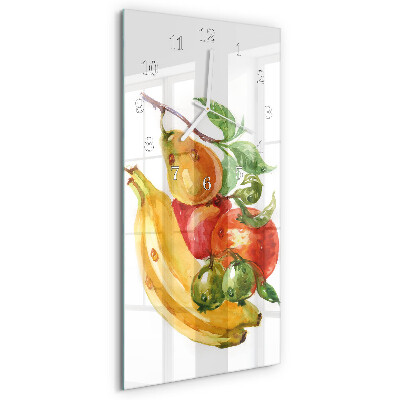 Vertikale Uhr Obst