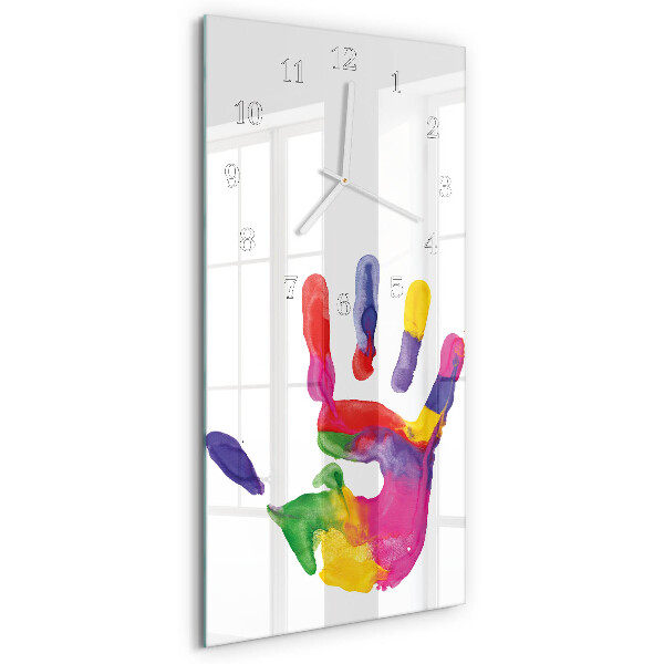 Vertikale Uhr Hand