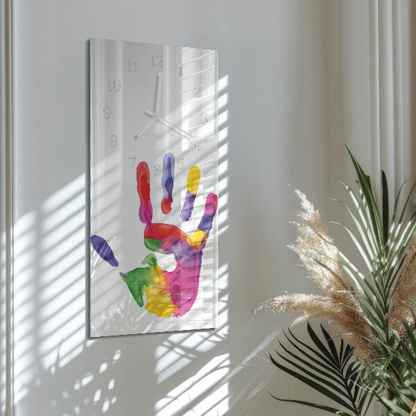 Vertikale Uhr Hand