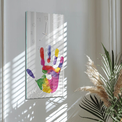 Vertikale Uhr Hand