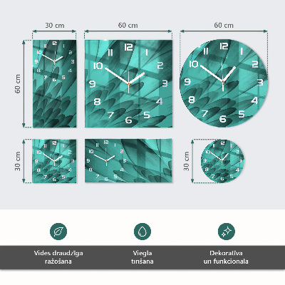 Vertikale Uhr Wand