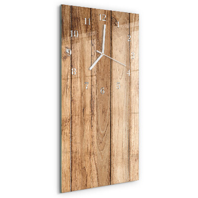 Vertikale Uhr Holz