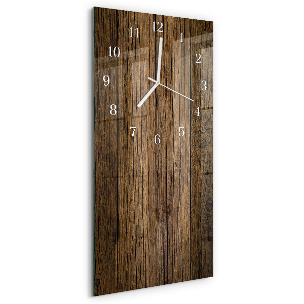 Vertikale Uhr Holz