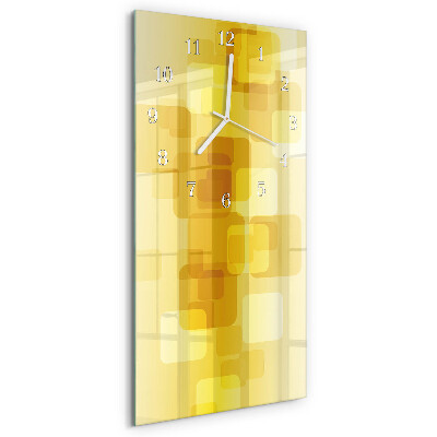 Vertikale Uhr Goldene Rechtecke