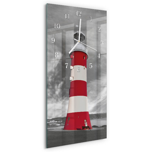Vertikale Uhr Leuchtturm