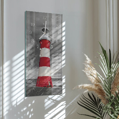 Vertikale Uhr Leuchtturm