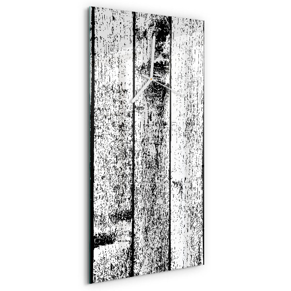 Vertikale Uhr Holz