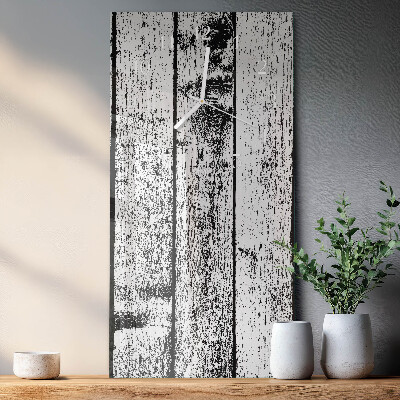Vertikale Uhr Holz