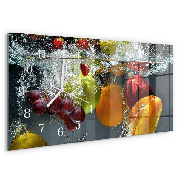 Horizontale Uhr Obst