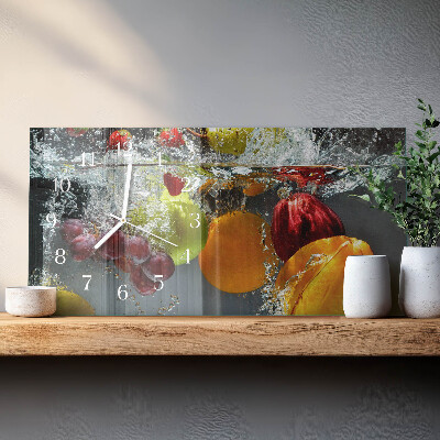 Horizontale Uhr Obst