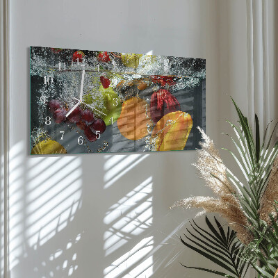Horizontale Uhr Obst