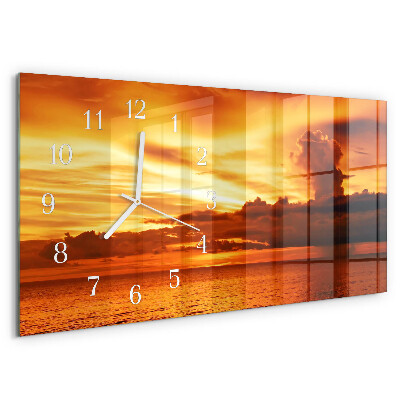 Horizontale Uhr Westen