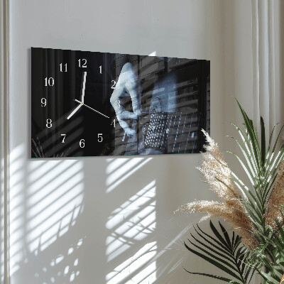 Horizontale Uhr Gitarrist