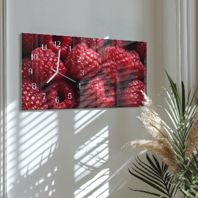 Horizontale Uhr Himbeeren
