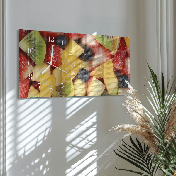 Horizontale Uhr Obstsalat