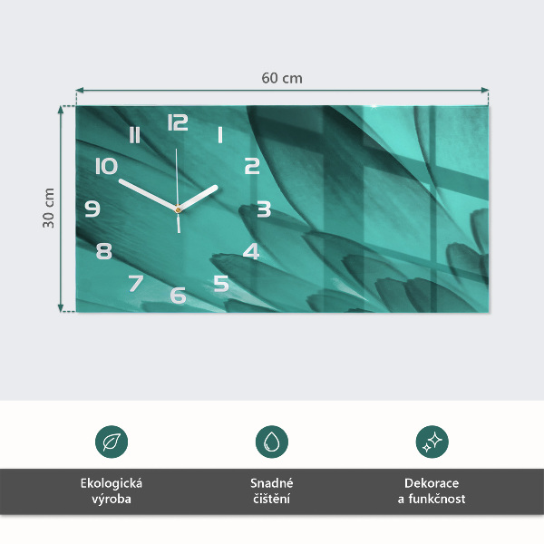 Horizontale Uhr Obst und Gemüse