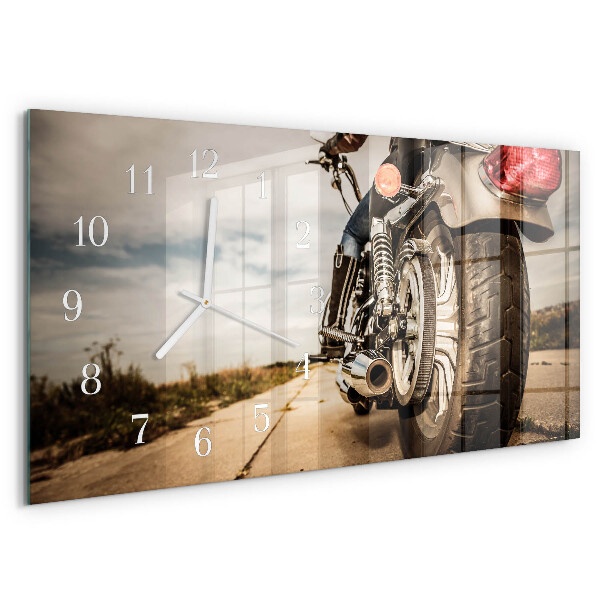 Horizontale Uhr Motorrad