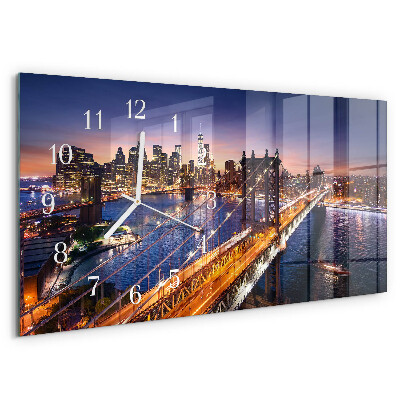 Horizontale Uhr New York