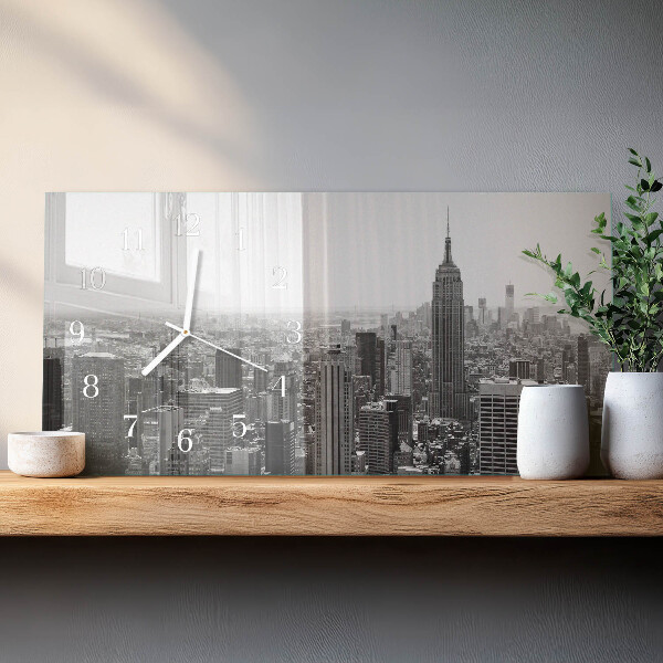 Horizontale Uhr New York