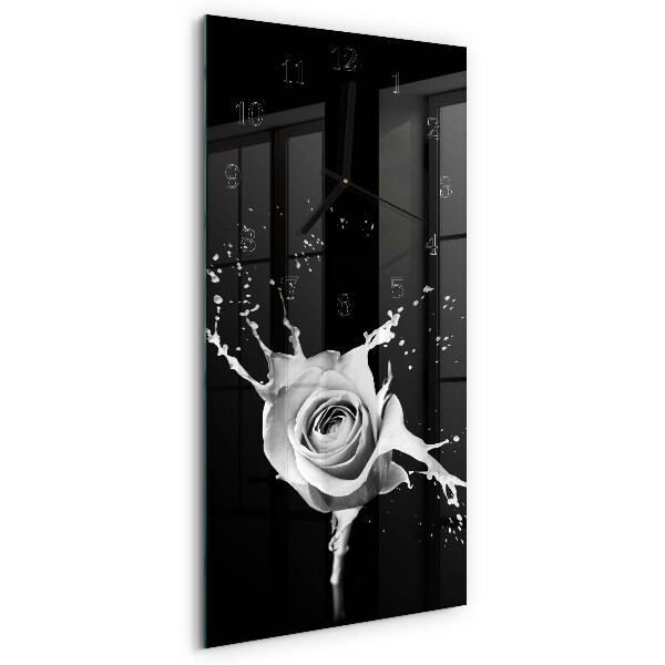 Vertikale Uhr Rose