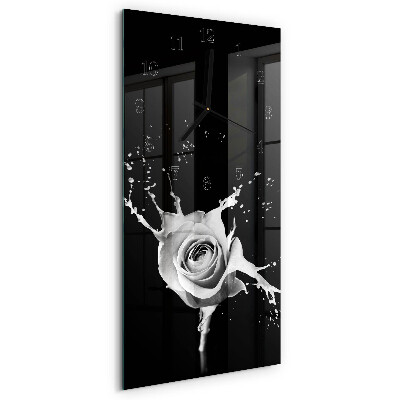 Vertikale Uhr Rose