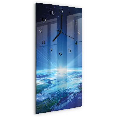 Vertikale Uhr Das Universum der Erde