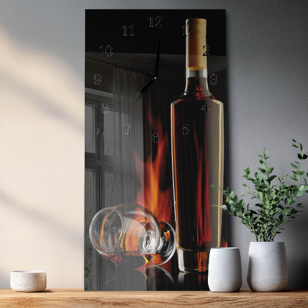 Vertikale Uhr Alkohol