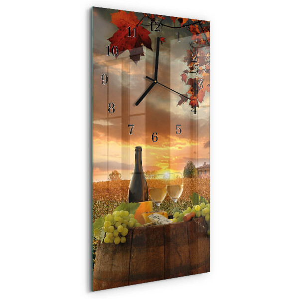 Vertikale Uhr Wein Natur