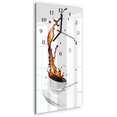 Vertikale Uhr Kaffee