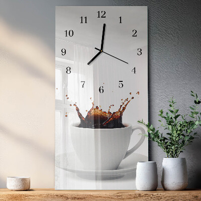 Vertikale Uhr Kaffee