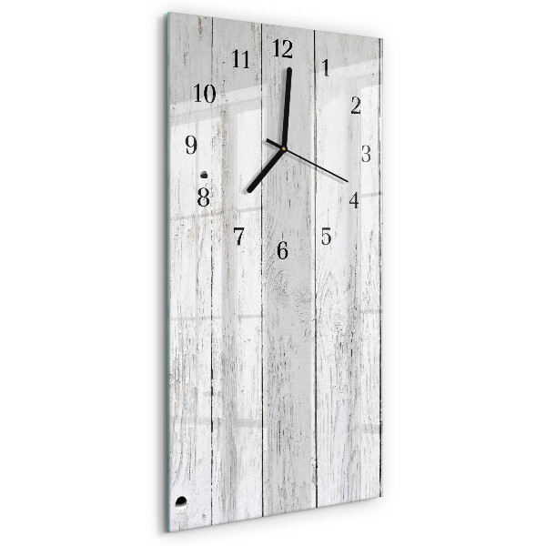 Vertikale Uhr Holz