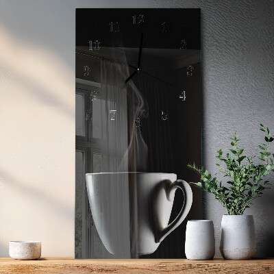 Vertikale Uhr Tasse