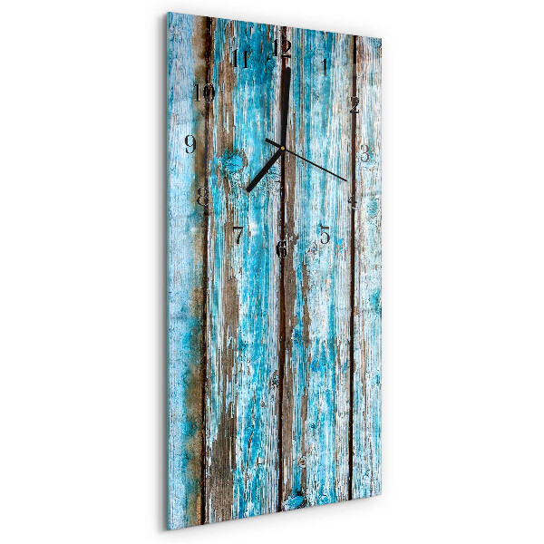 Vertikale Uhr Holz