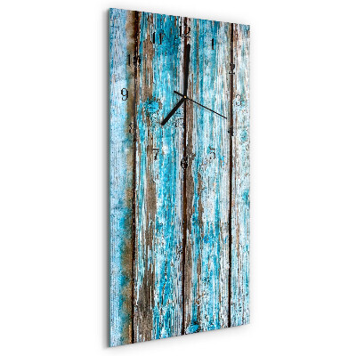 Vertikale Uhr Holz