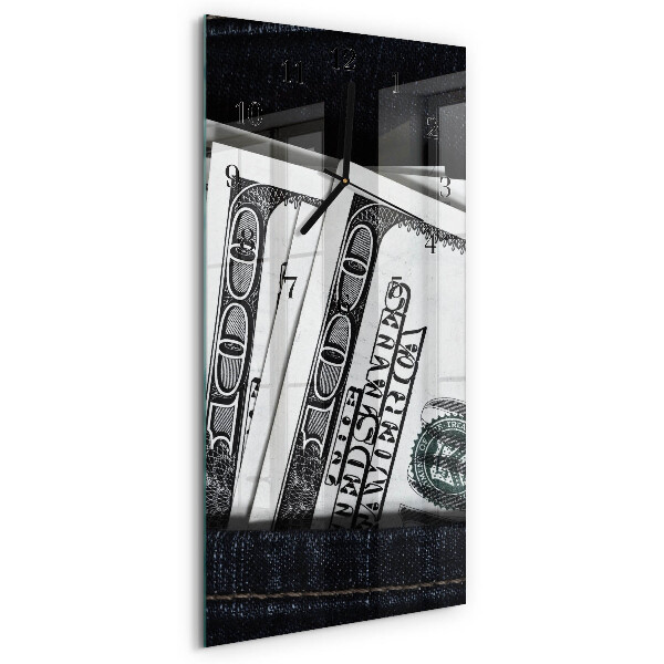 Vertikale Uhr Banknoten