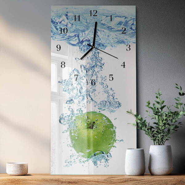 Vertikale Uhr Apfelwasser
