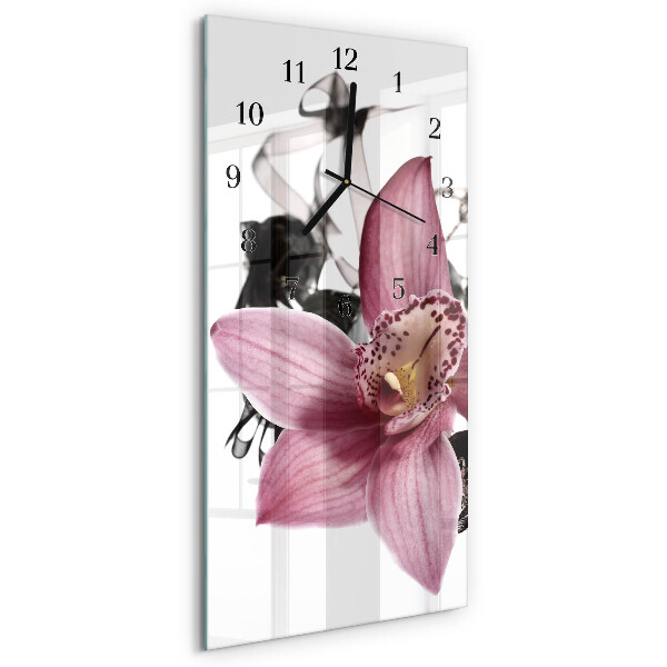 Vertikale Uhr Orchidee
