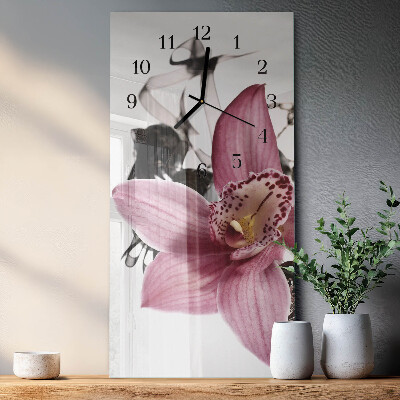 Vertikale Uhr Orchidee